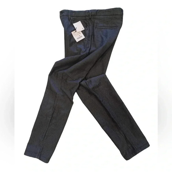 Zara Grey Herringbone  Dress Pants Trousers Size 11-12 - Picture 2 of 12